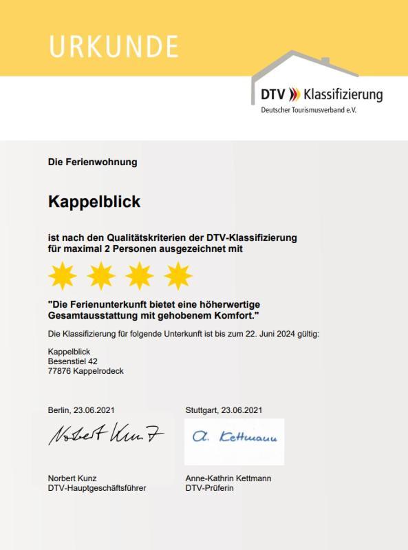 Ferienwohnung Kappelblick Kappelrodeck Eksteriør billede